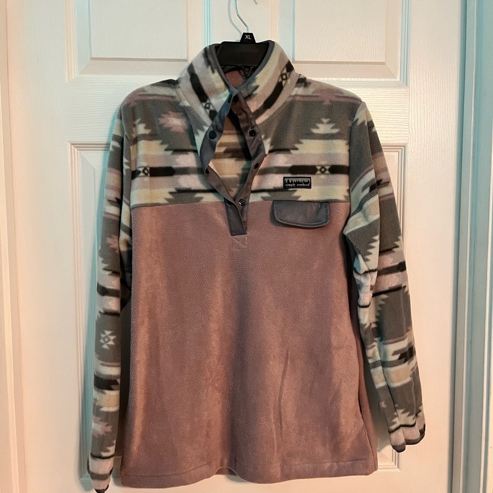 Simply Southern 3/4 Zip Sweatshirt
